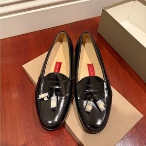 NWT Black Cole Haan Loafers with Tassels